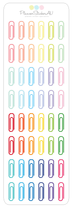 Mini Sheet | Paper Clips | 9751 – Planner Sticker AU