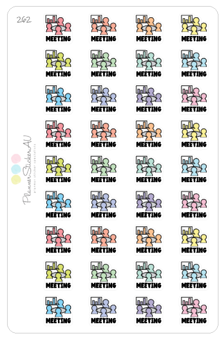 Next Session Sticker APPOINTMENTS AND MEETINGS – Planner Sticker AU